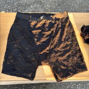 Victoria's Secret Black Lace Briefs